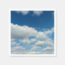 Wolkenschichten Serviette