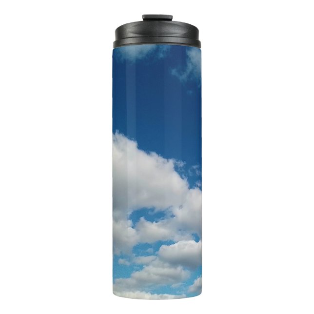 Wolkenschichten Thermosbecher (Vorderseite)