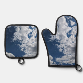 Wolkenseite Ofenhandschuh & Topflappen-Set