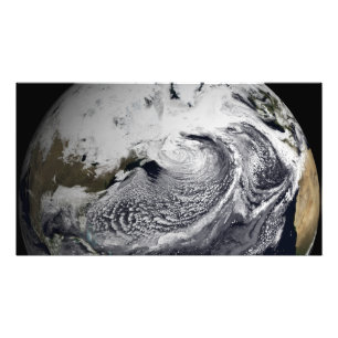 Wolkensimulation eines Singletages 2 Fotodruck