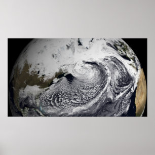 Wolkensimulation eines Singletages 2 Poster