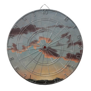 Wolkenstudie (Wolken am Himmel) (von Knud Baade) Dartscheibe