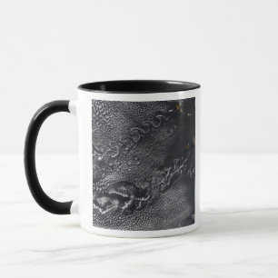 Wolkenturbulenzen über den Kap-Verde Inseln Tasse