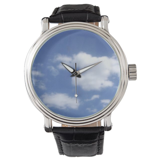 Wolkenuhr Armbanduhr (Vorderseite)