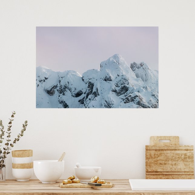 Wolkenuntergang Poster (Küche)