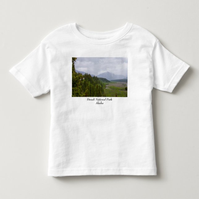 wolkig in Denali Kleinkind T-shirt (Vorderseite)