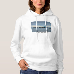 wolkig in der Whitefish Bay Hoodie