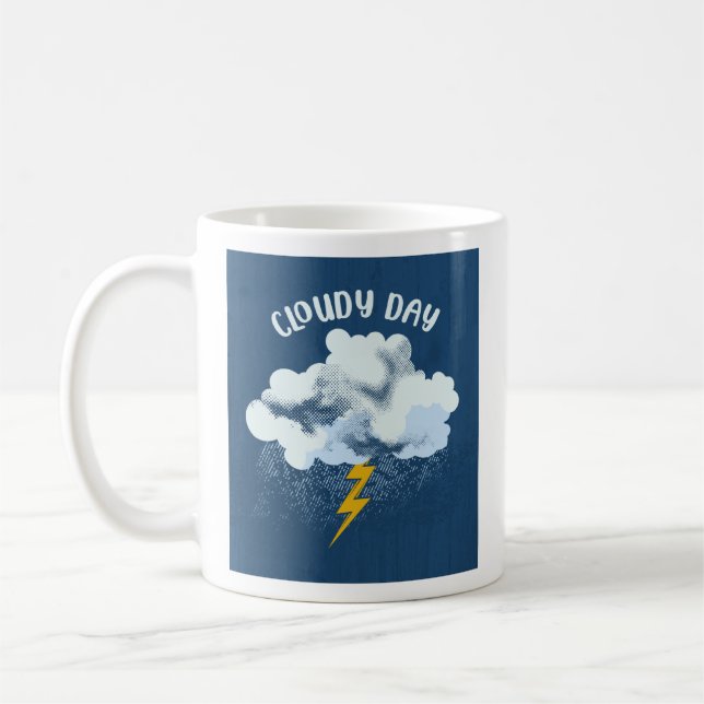 wolkiger Tag Kaffeetasse (Links)
