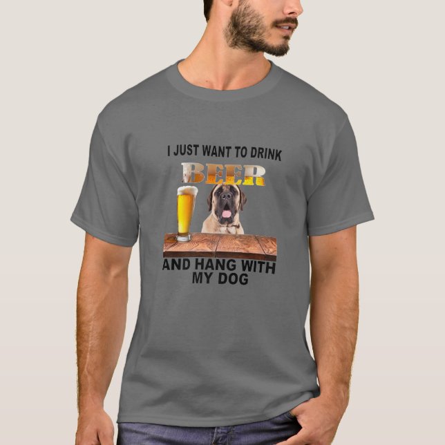 Woll einfach, Bier zu trinken T-Shirt (Vorderseite)