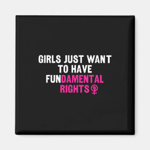 Woll einfach, einen Feministen für Grundrechte zu  Magnet