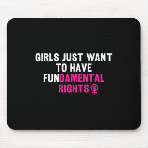 Woll einfach, einen Feministen für Grundrechte zu  Mousepad