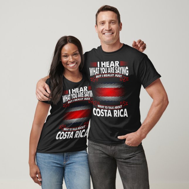Woll einfach, über Costa Rica Country Geschenk zu  T-Shirt (Unisex)