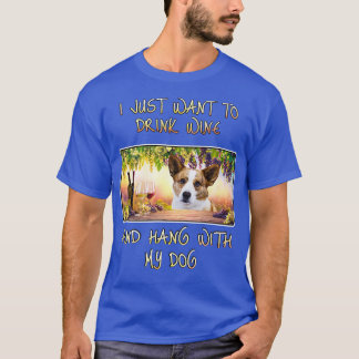 Woll einfach Wein & Hang W Cardigan Welsh Co. T-Shirt