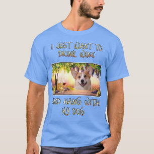 Woll einfach Wein & Hang W Pembroke Welsh Co. T-Shirt
