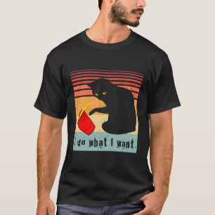 Woll ich den Red Cup der Schwarzkatze meiner Katze T-Shirt