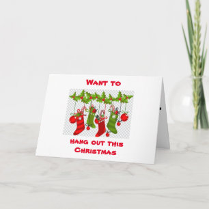 **WOLL MIT IHNEN AUSZUHOLEN** CHRISTMAS KARTE