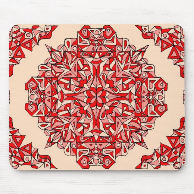 Wolldeckeentwurf 4 mousepad (Vorne)