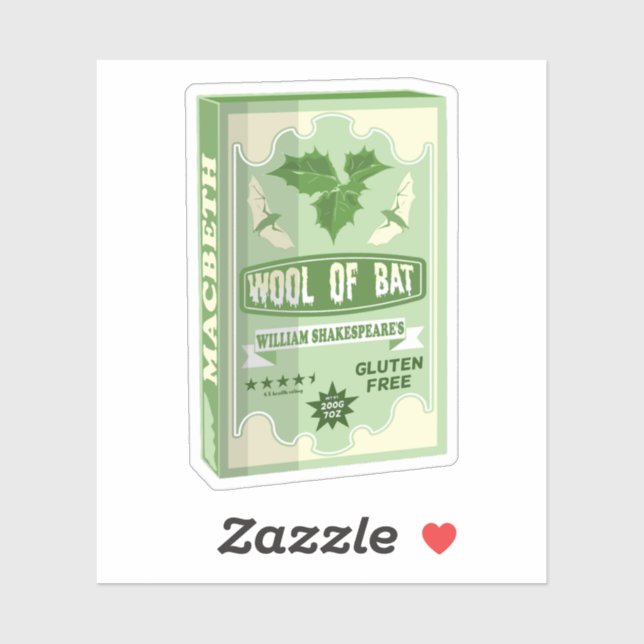 WOLLE AUS BVT-MACBETH WITCHES AUFKLEBER (Blatt)