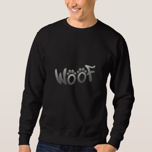 Wolle Graffiti Besticktes Sweatshirt (Vorderseite)