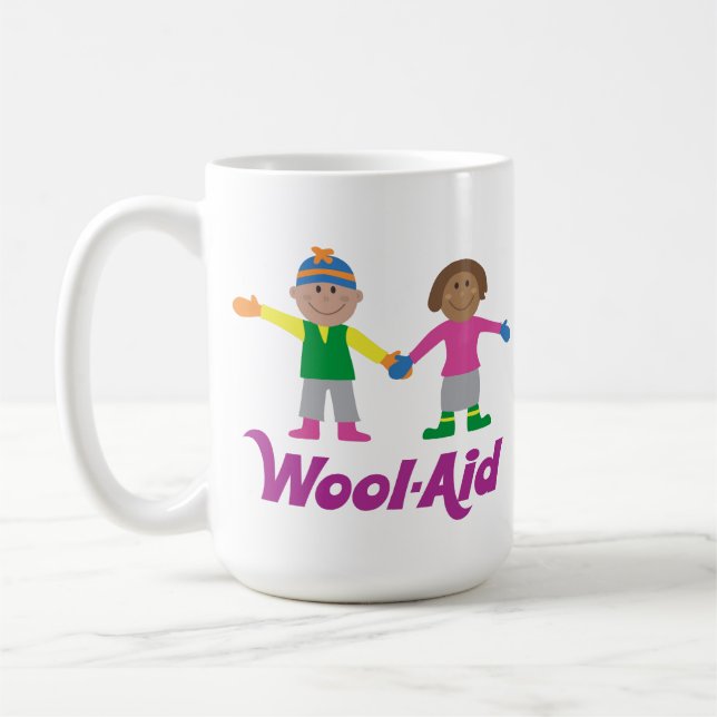 Wolle-HilfeTasse Kaffeetasse (Links)