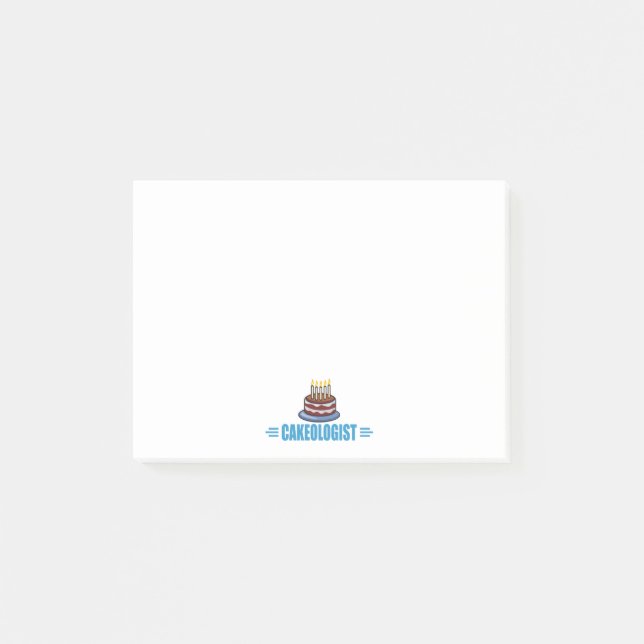 Wolle I Liebe Kuchen Post-it Klebezettel (Vorderseite)