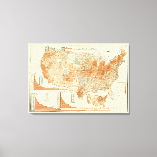 Wolle Leinwanddruck (Vorderseite)