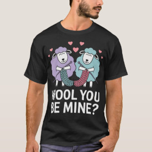 Wolle, wirst du mein lustiges Schaf Stricken T-Shirt