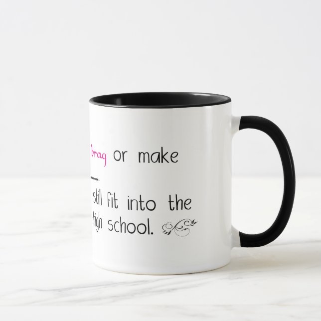Wollen Sie nicht, um Tasse zu prahlen (Rechts)