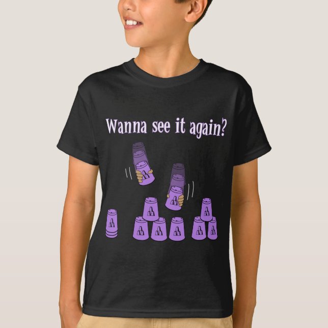 Wollen Sie, um es wieder zu sehen? lt lila T-Shirt (Vorderseite)