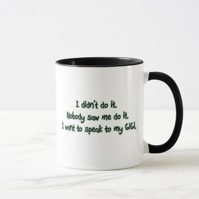 Wollen Sie, um mit GiGi zu sprechen Tasse (Rechts)