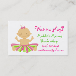 Wollen Sie, um zu spielen? Mama playdate Karte fü