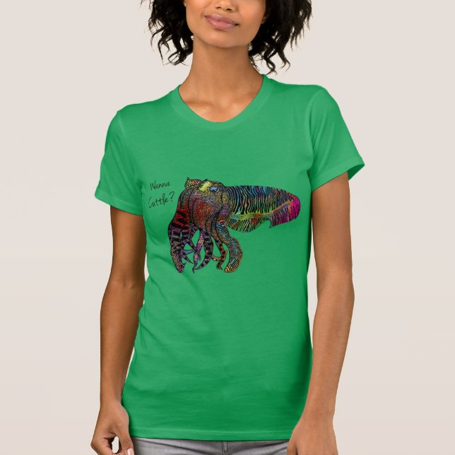 Wollen Sie zu den Tintenfischen? T-Shirt (Vorderseite)