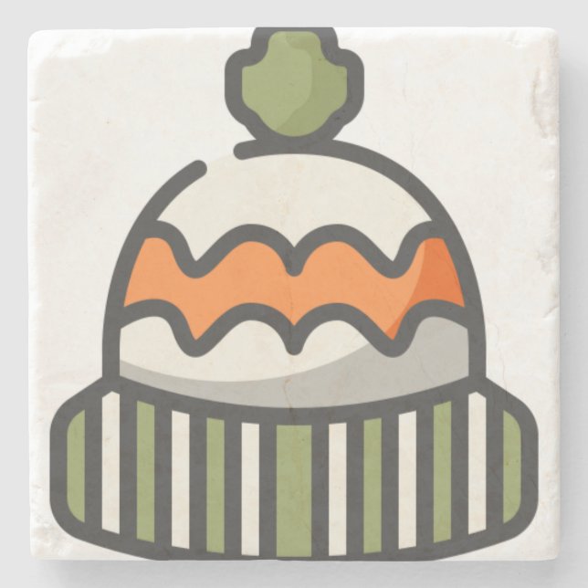 Wollhut Steinuntersetzer (Vorderseite)