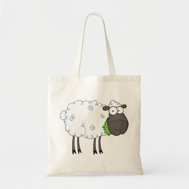 Wollige Schaf-Taschen-Tasche Tragetasche (Vorne)