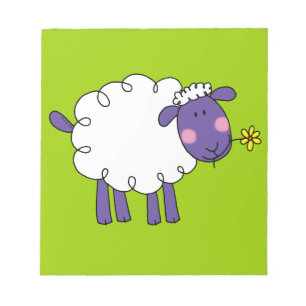 Wollige Schafe Notizblock