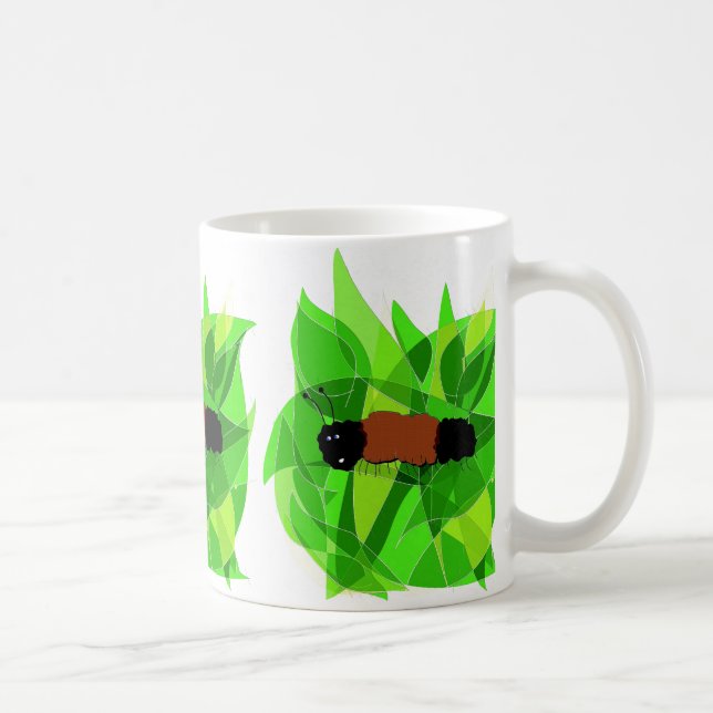 Wolliger Bärn-Natur-Kunst auf Kaffee-Tasse Kaffeetasse (Rechts)
