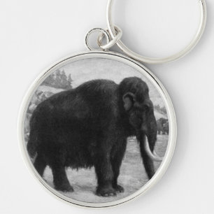 Wolliges Mammut-Mod-Schicksal Schlüsselanhänger