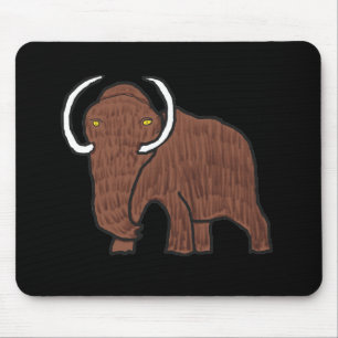 Wolliges Mammut Mousepad