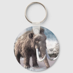 Wolliges Mammut Schlüsselanhänger