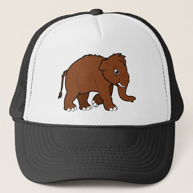 Wolliges Mammut Truckerkappe (Vorderseite)