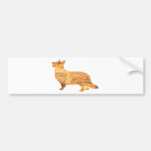 Wolljacken-WaliserCorgi Autoaufkleber