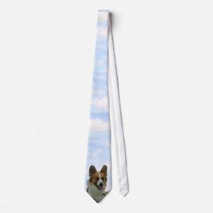 Wolljacken-Walisercorgi-Krawatte Krawatte
