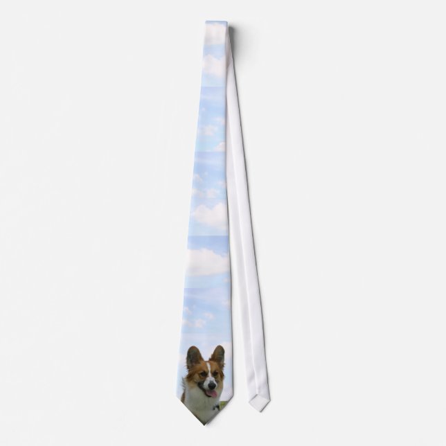 Wolljacken-Walisercorgi-Krawatte Krawatte (Vorderseite)