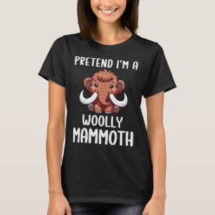 Wollmammut Kostümjunge Mädchen Easy Halloween C T-Shirt