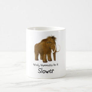 Wollmammut macht es langsamer kaffeetasse