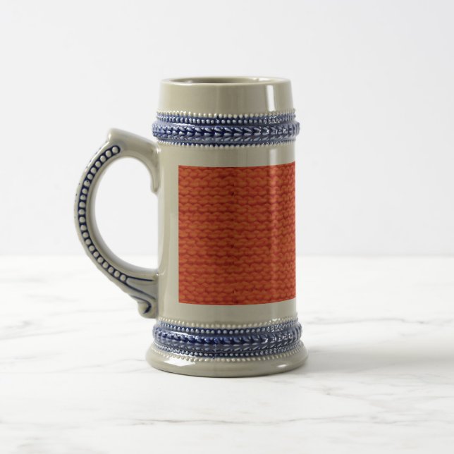 Wollmuster Bierglas (Links)