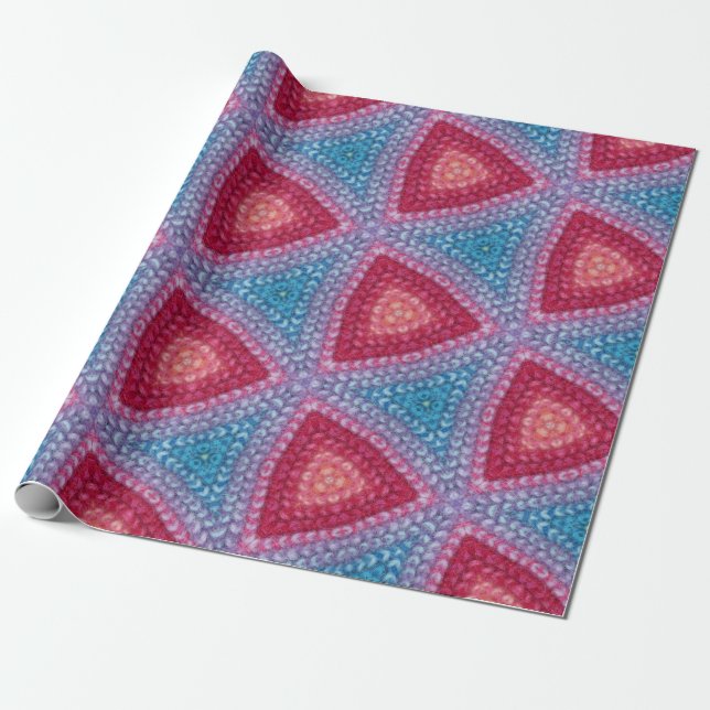Wollmuster Geschenkpapier (Ungerollt)