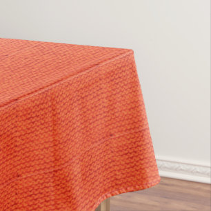 Wollmuster Tischdecke