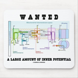 Wollte eine große Menge inneres Potenzial Mousepad