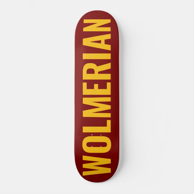WOLMERIAN Skateboard (Vorderseite)